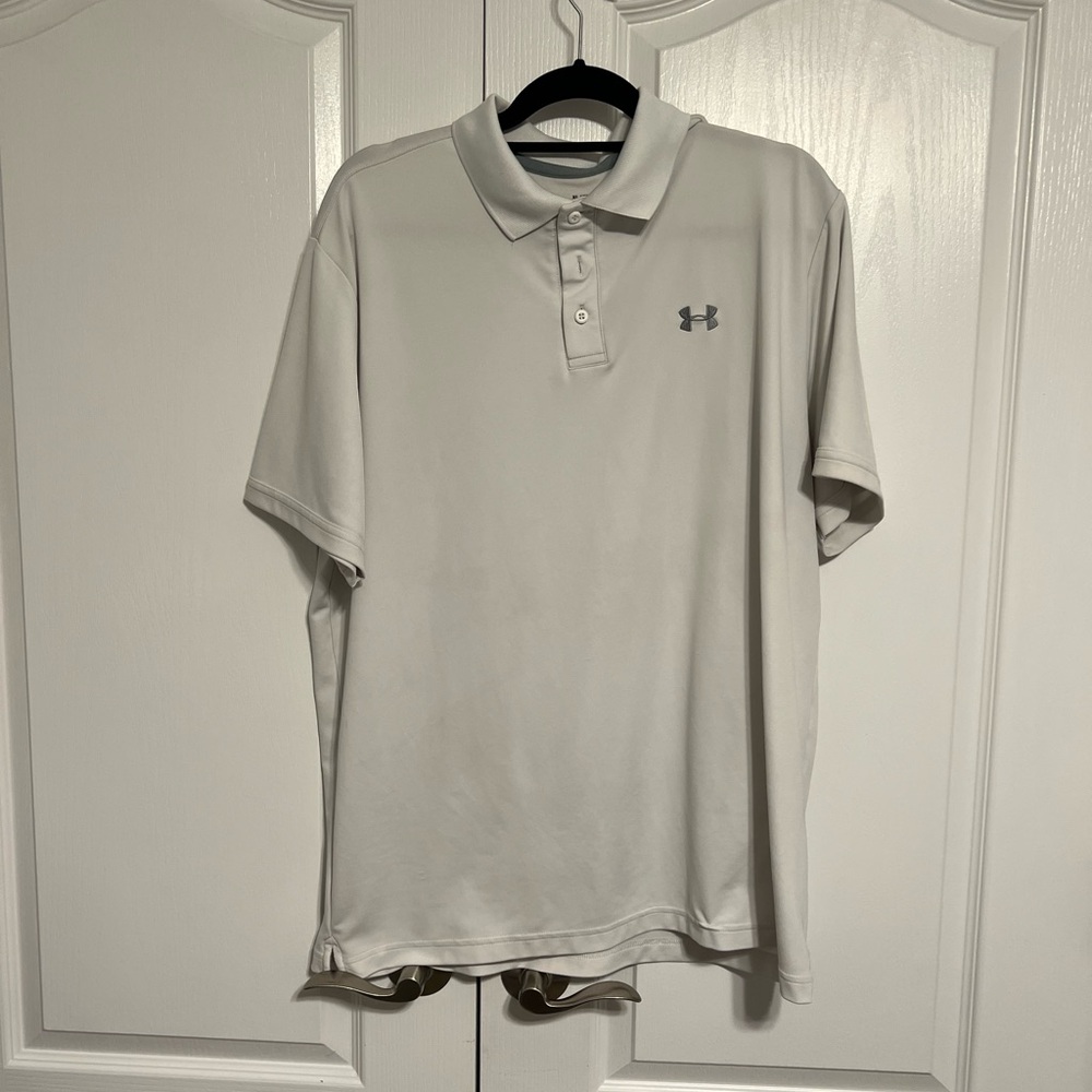 Men’s Under Armour Polo Size XL White